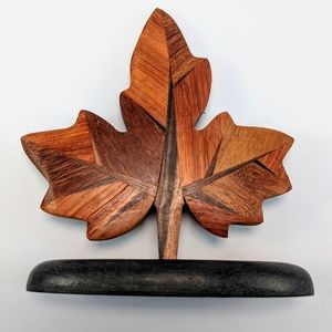 Home Decor Wood Maple Leaf Various Wood